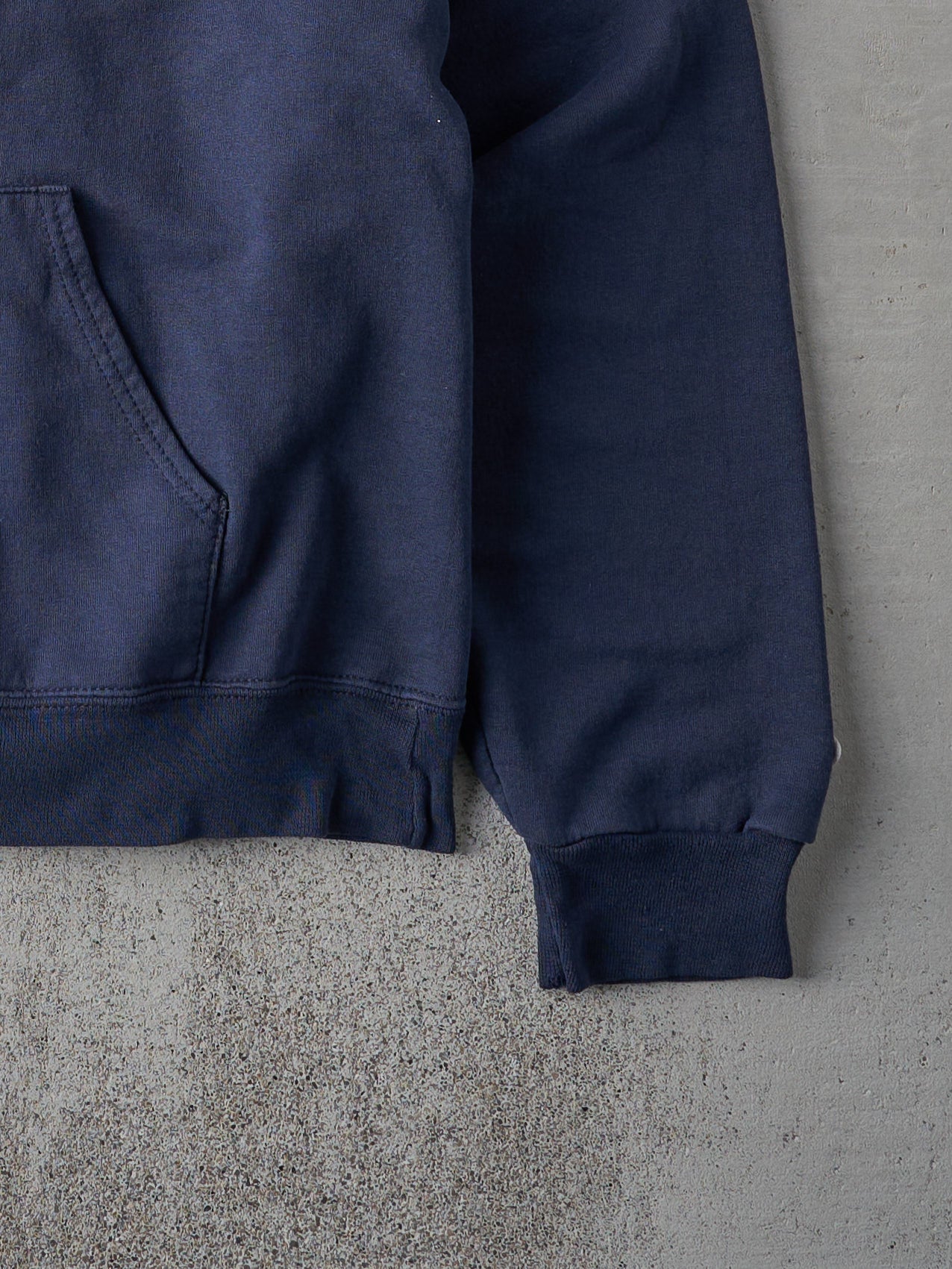 Vintage 90s Navy Blue MIT Hoodie (M)