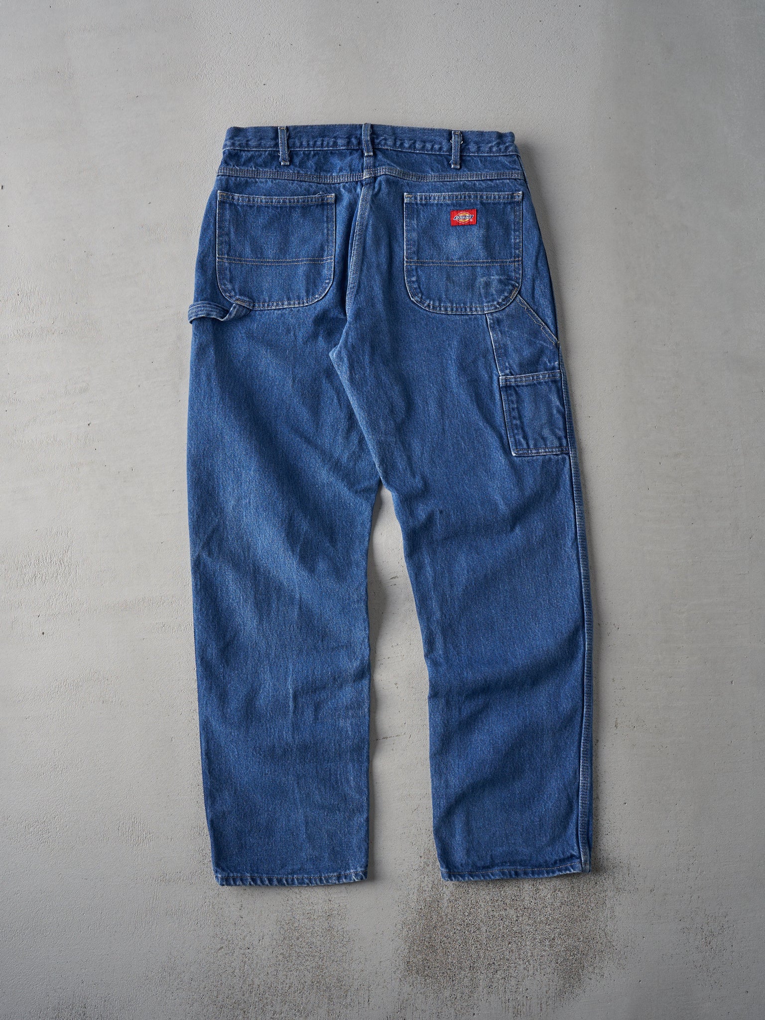 Vintage 90s Mid Wash Blue Dickies Carpenter Pants (36x33)