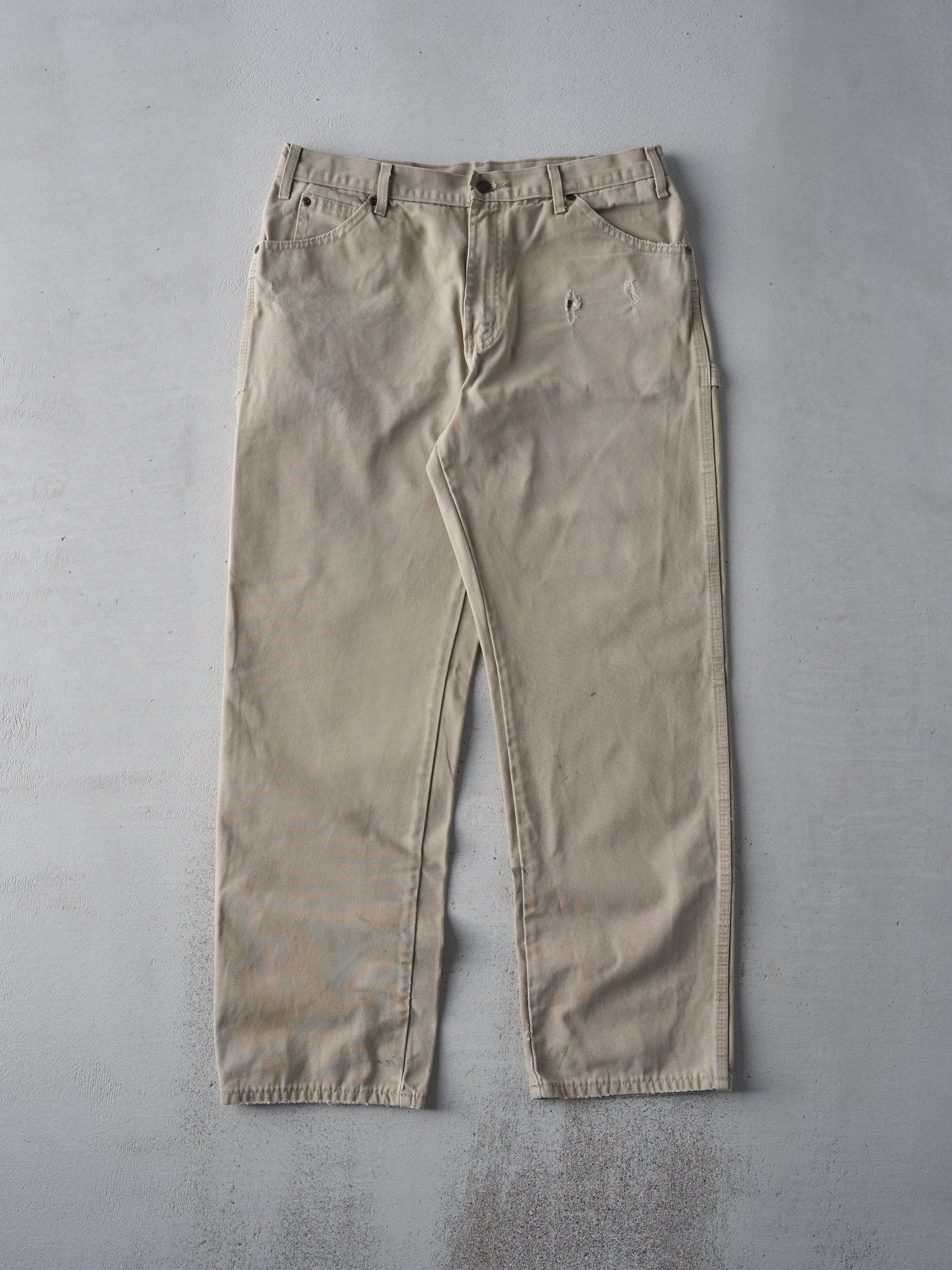 Vintage 90s Khaki Dickies Carpenter Pants (34x31.5)