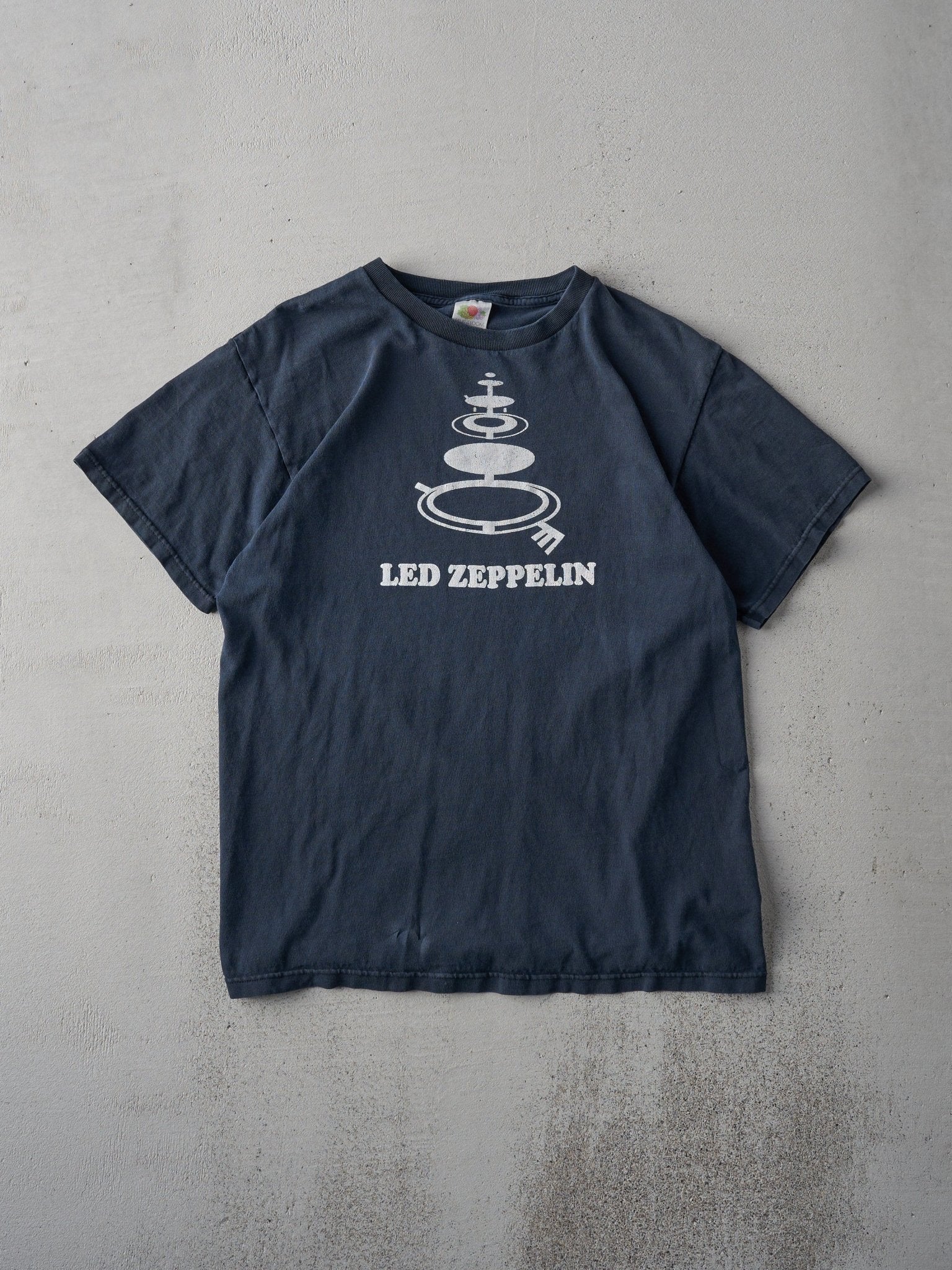 Vintage 90s Faded Black Led Zeppelin Tee (S)