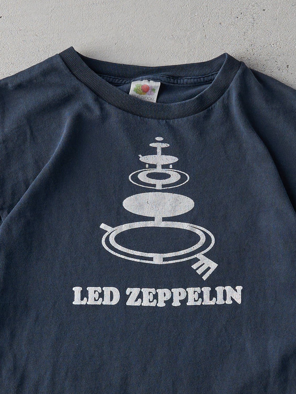 Vintage 90s Faded Black Led Zeppelin Tee (S)