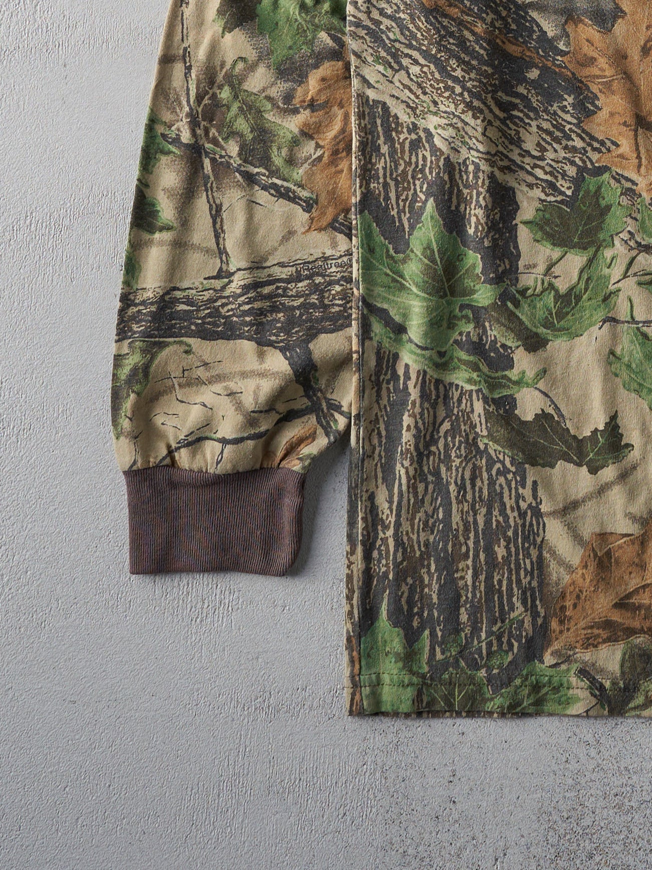 Vintage 90s Green Camo Realtree Pocket Shirt (L)