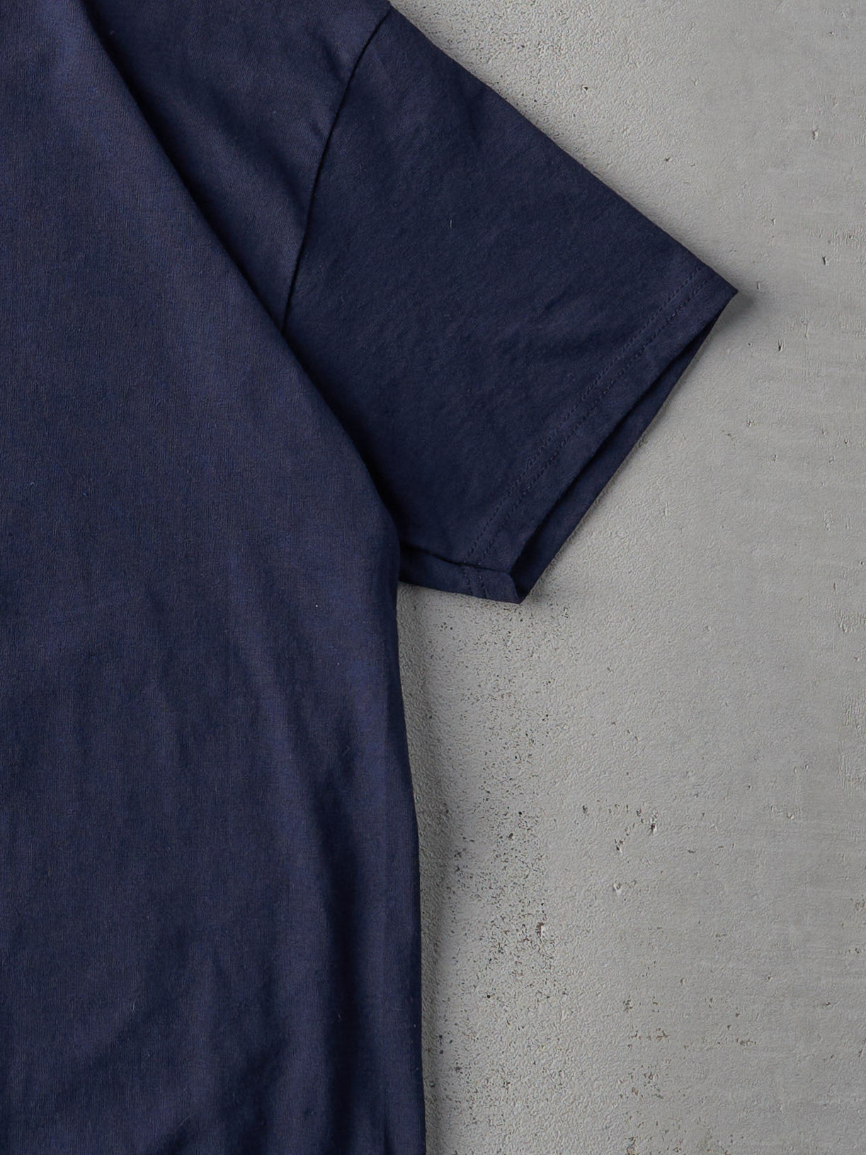 Vintage 90s Navy Blank Tee (M)