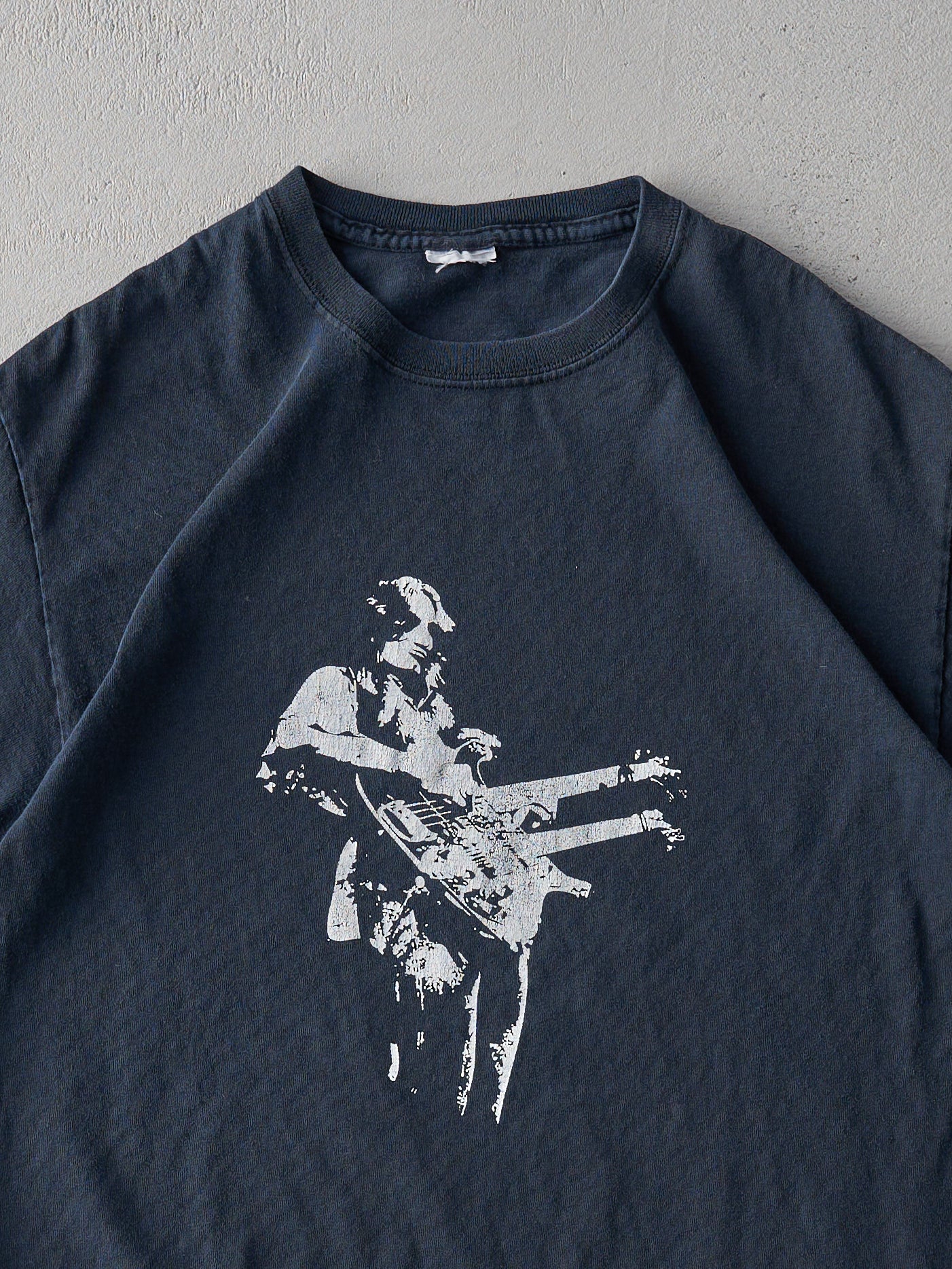 Vintage Faded Black Jimmy Page Tee (S/M)