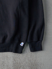 Vintage 90s Black Russell Athletics Blank Crewneck (L)