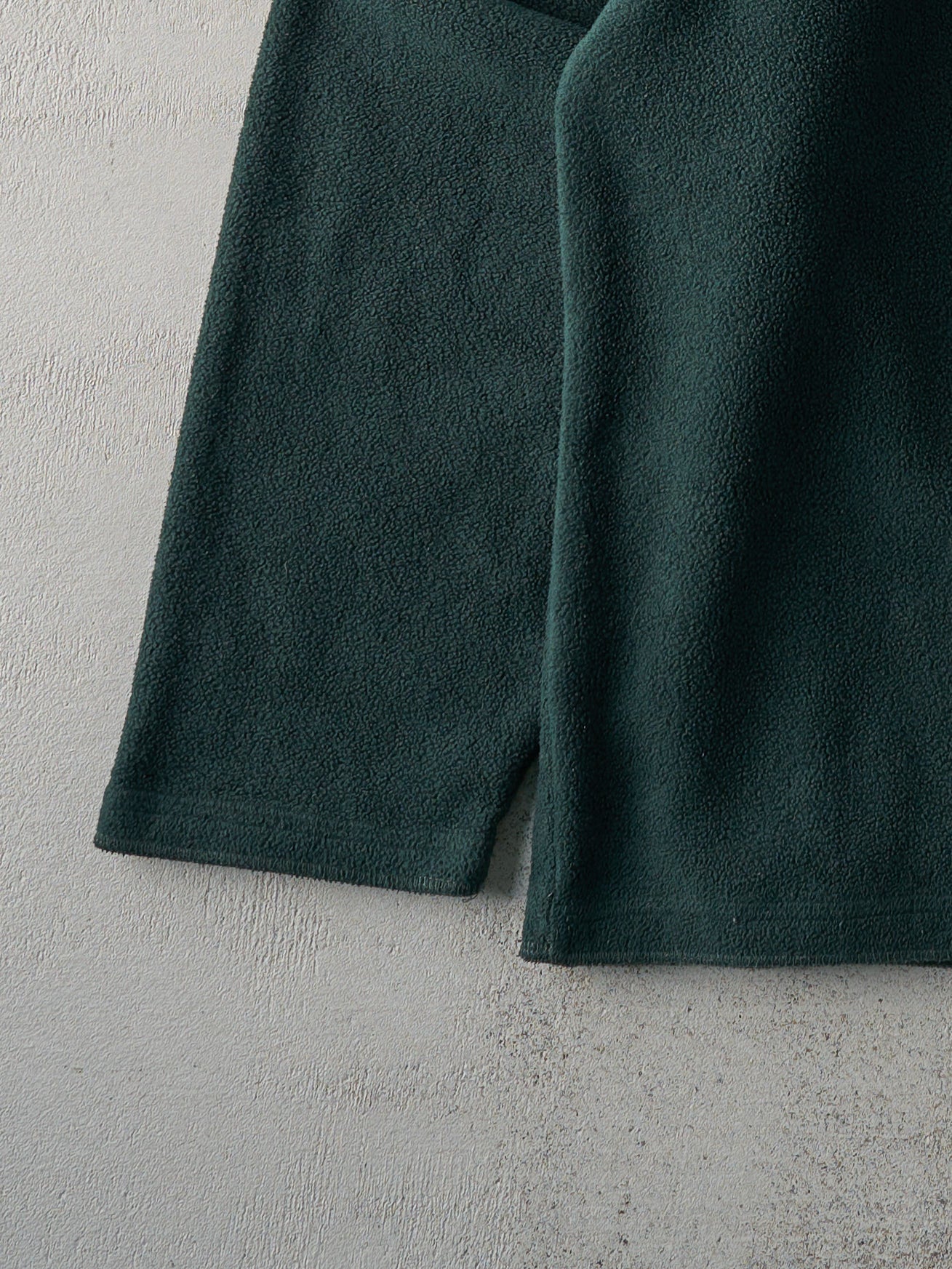 Vintage 90s Forest Green Gap Blank Fleece Crewneck (XL)