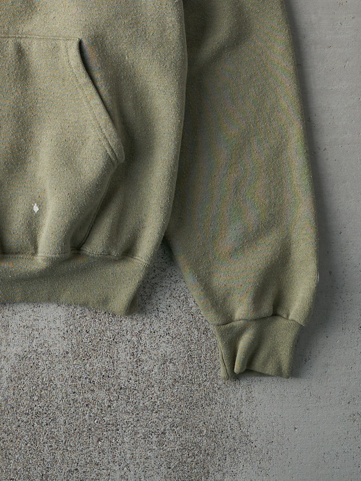 Vintage 90s Sage Green Blank Champion Hoodie (S/M)