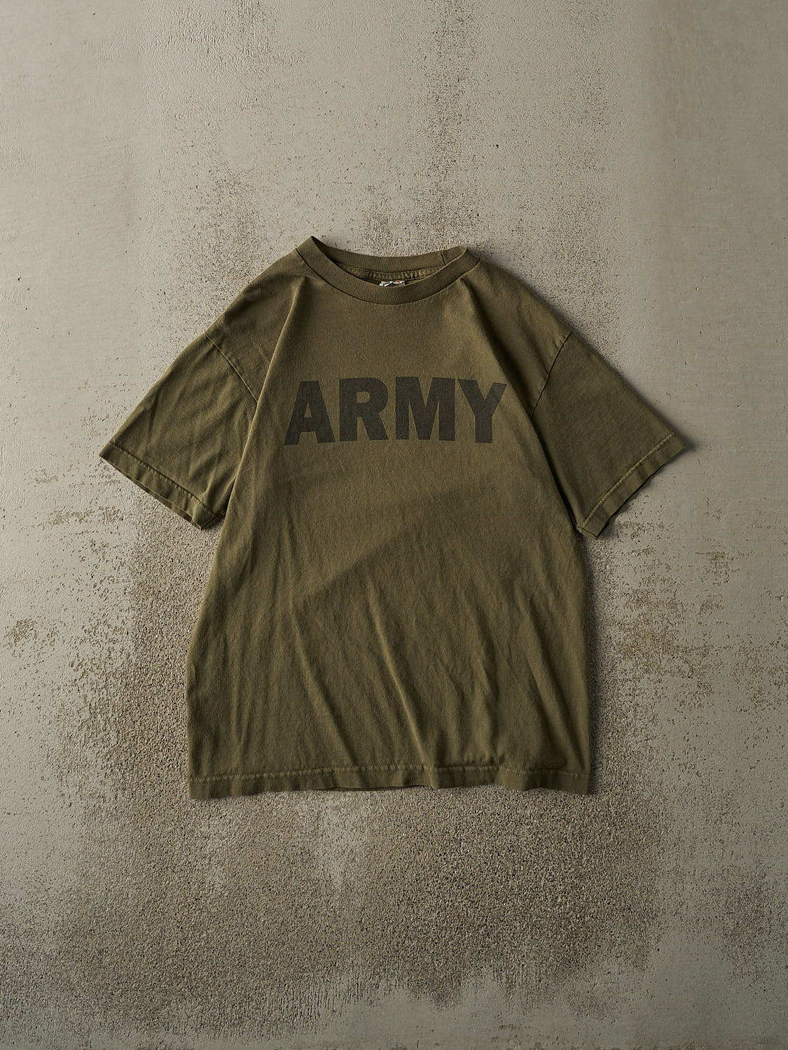 Vintage Y2K Green US Army Tee (M)