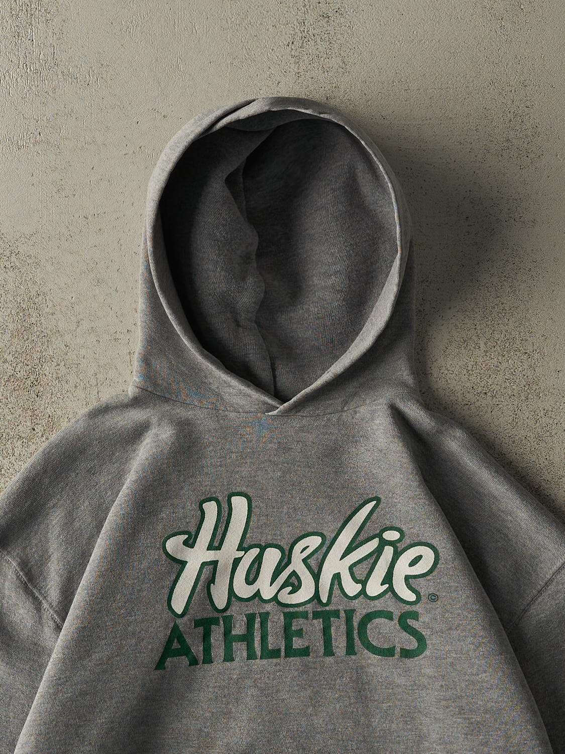 Vintage Y2K Grey Huskie Athletics Russell Athletics Hoodie (M/L)