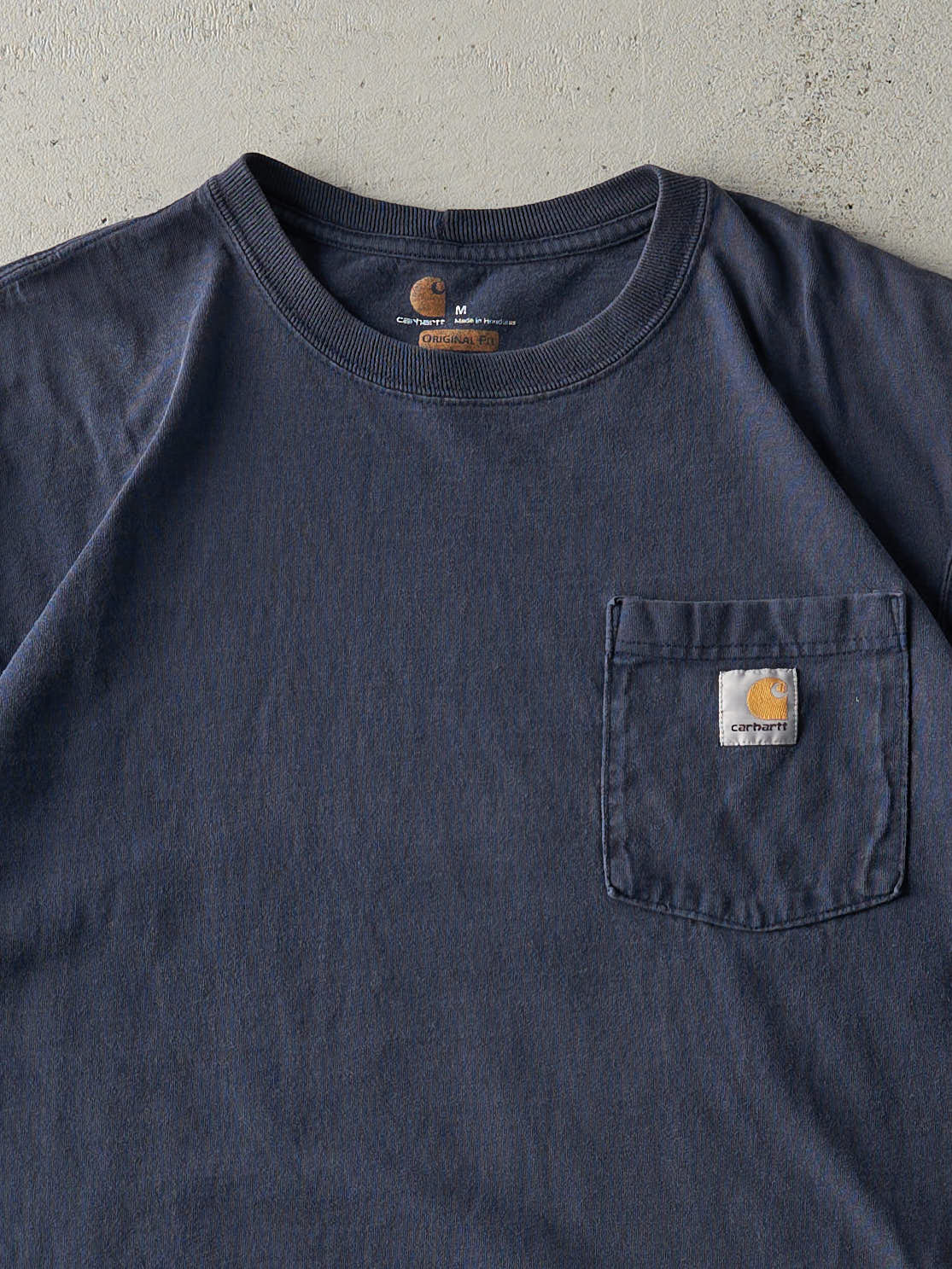 Vintage Y2K Navy Blue Carhartt Pocket Tee (M)