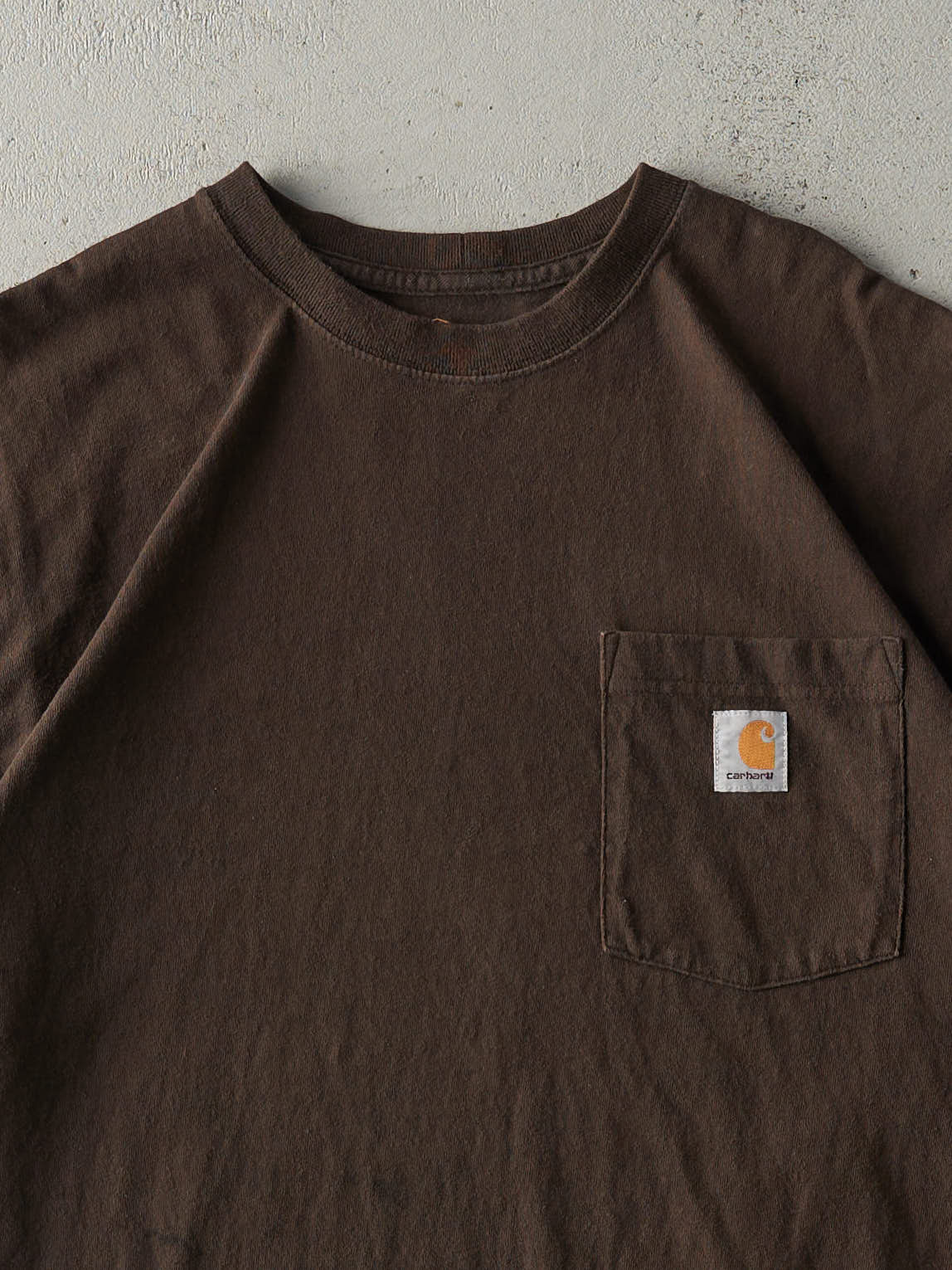 Vintage Y2K Brown Carhartt Pocket Tee (L)