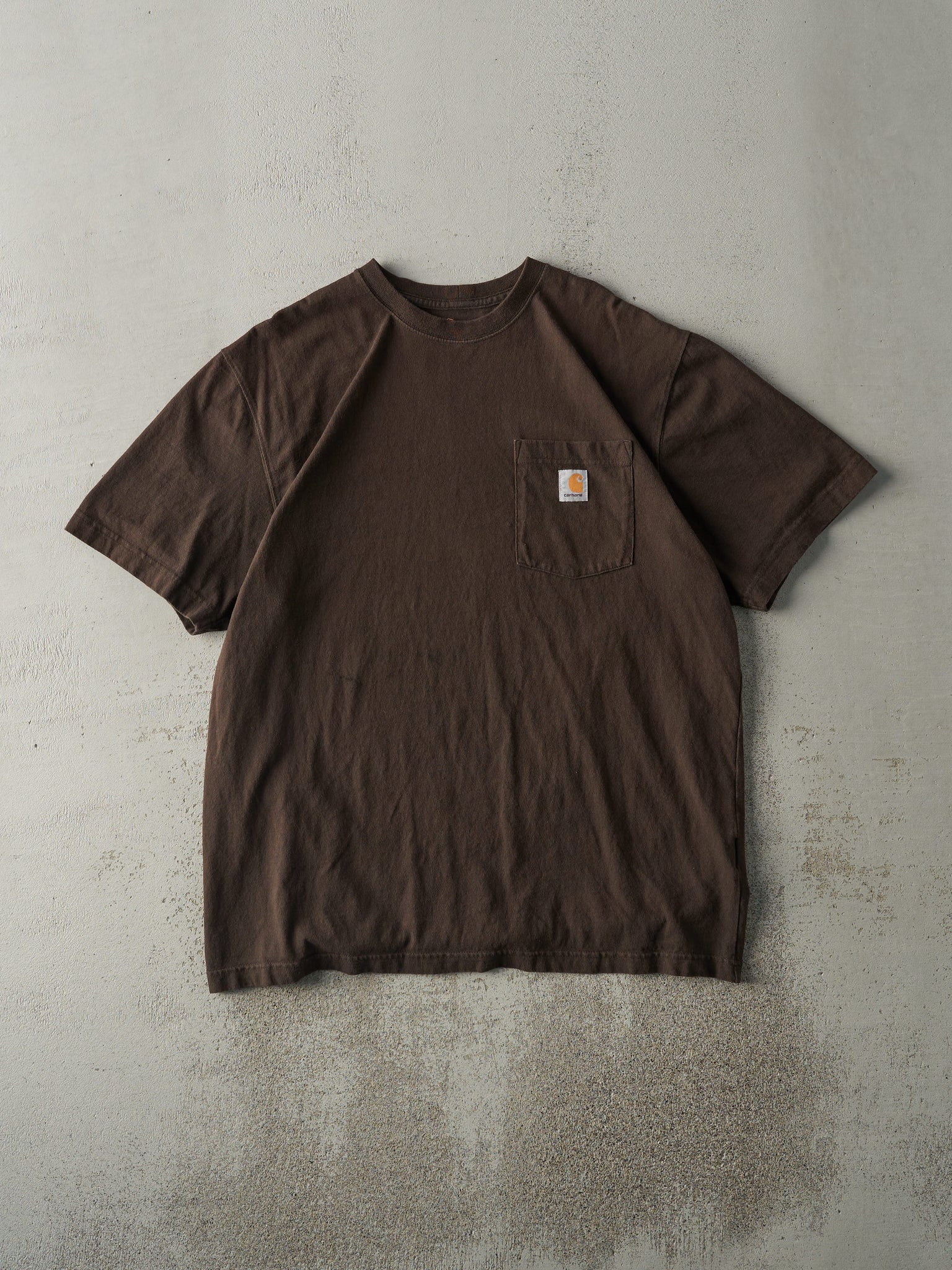 Vintage Y2K Brown Carhartt Pocket Tee (L)