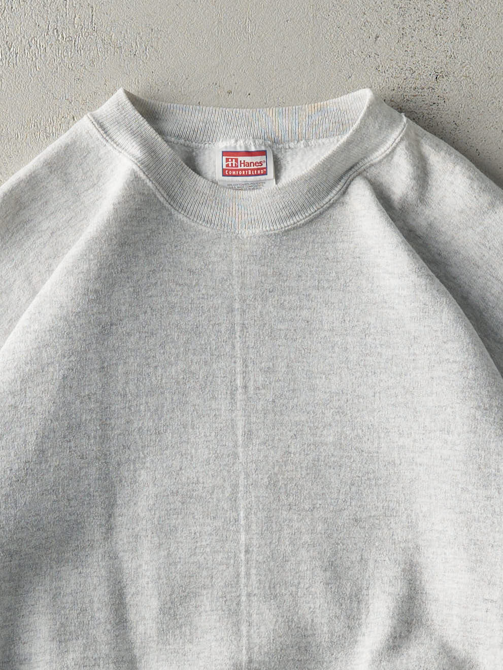 Vintage 90s Heather Grey Blank Crewneck (XL)