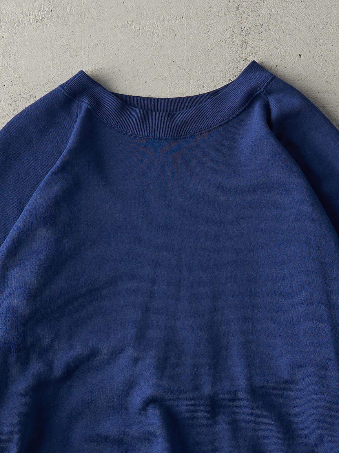 Vintage 80s Royal Blue Blank Crewneck (L)