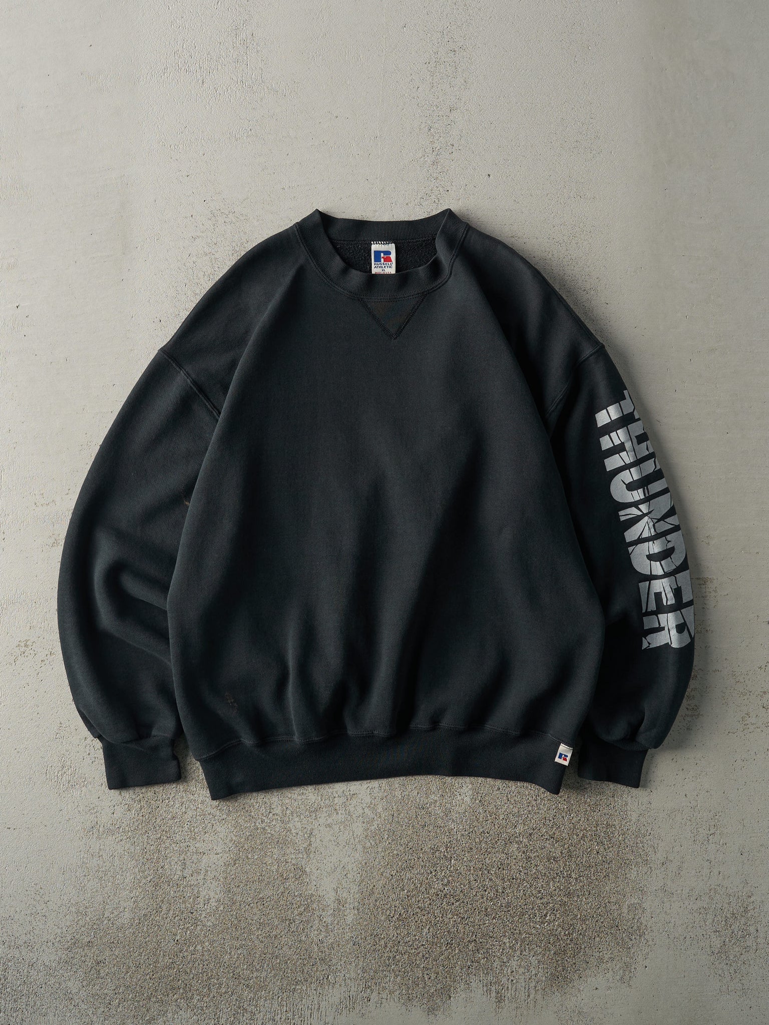 Vintage 90s Black Thunder Russell Athletic Crewneck (L)