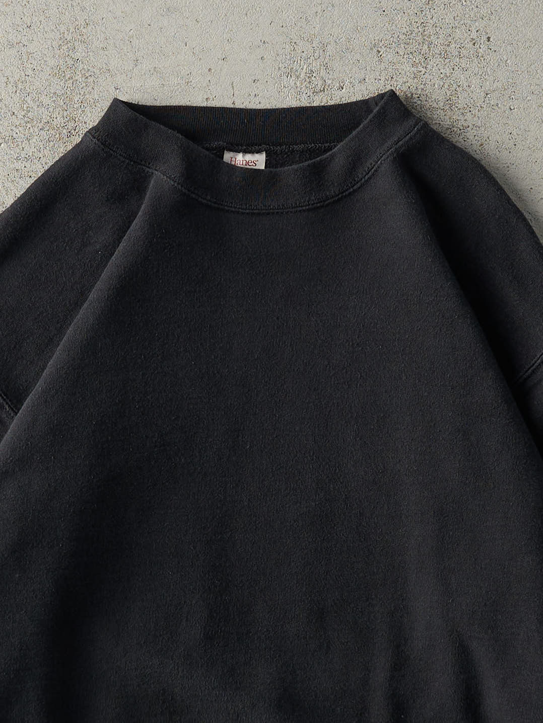 Vintage Y2K Black Blank Crewneck (S/M)