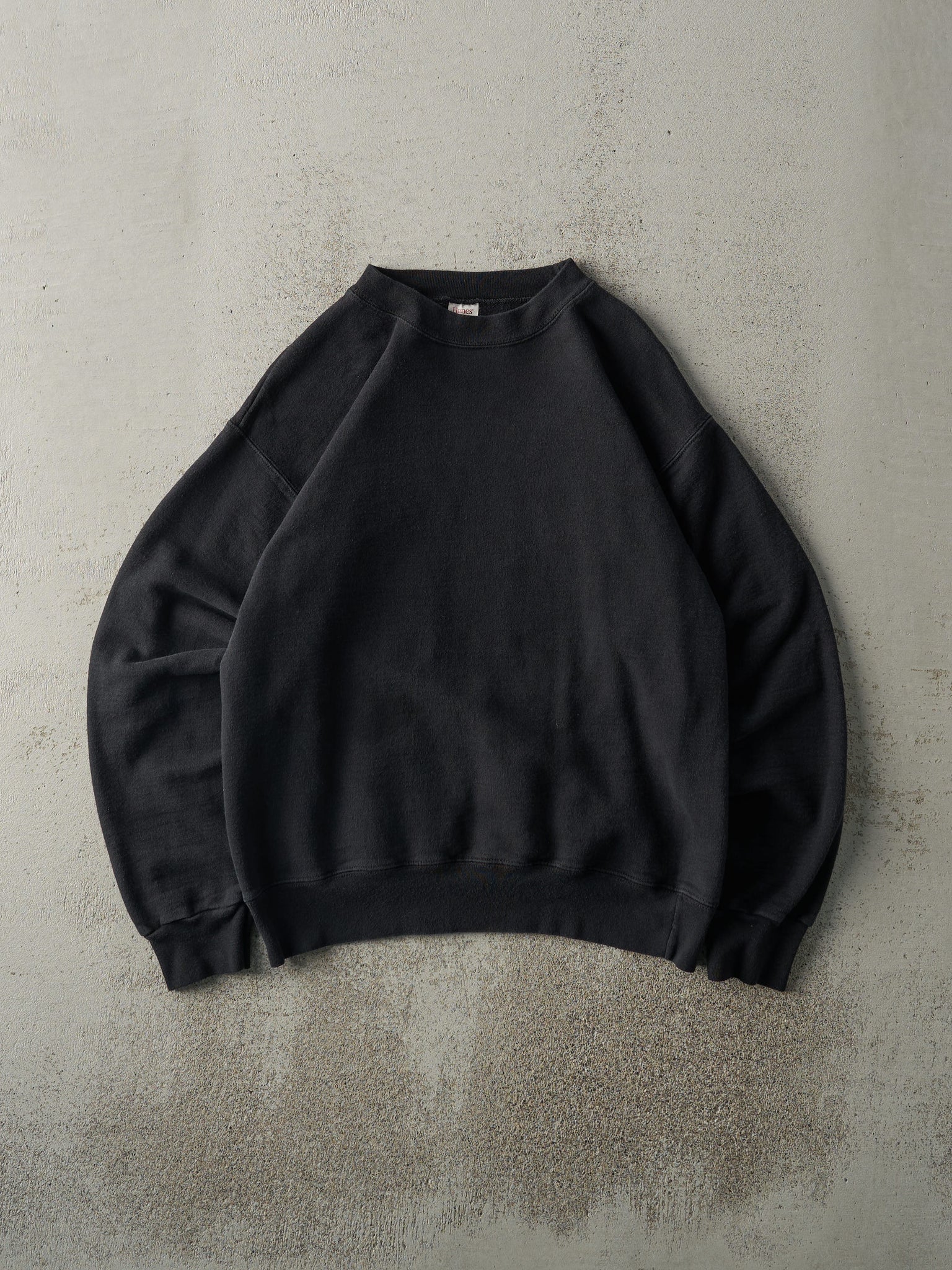 Vintage Y2K Black Blank Crewneck (S/M)