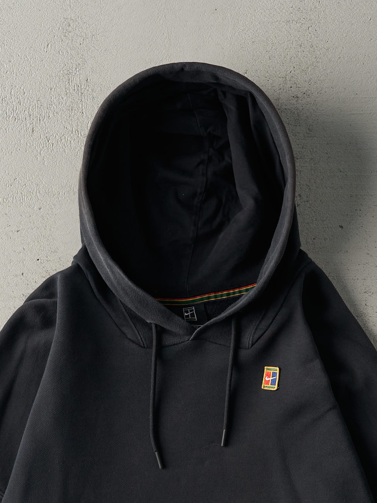 Vintage Y2K Black Nike Tennis Hoodie (L)