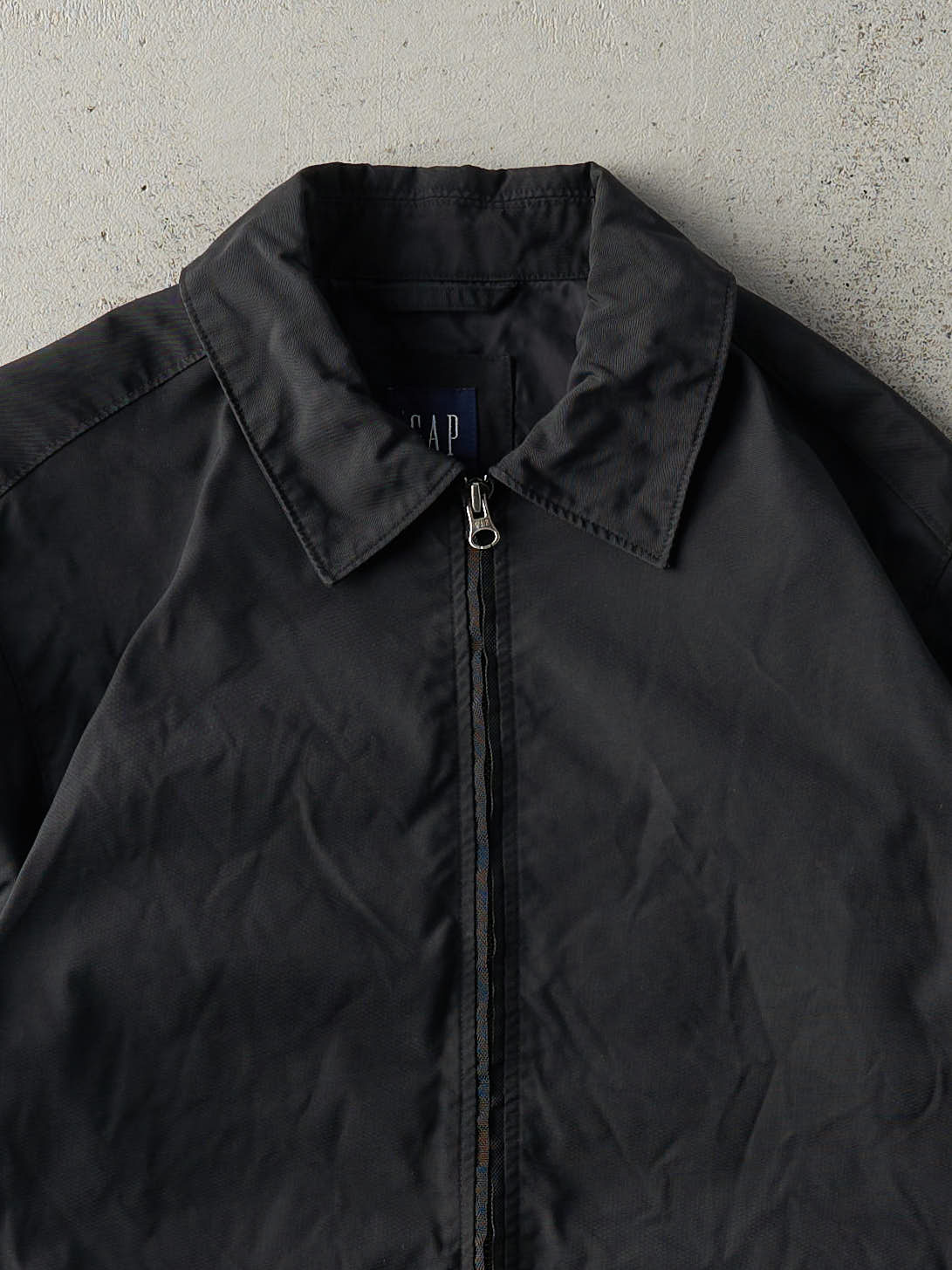 Vintage Y2K Black Gap Harrington Style Jacket (M)