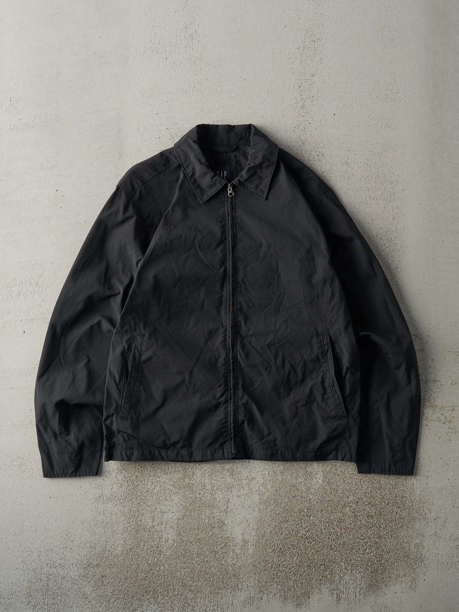 Vintage Y2K Black Gap Harrington Style Jacket (M)