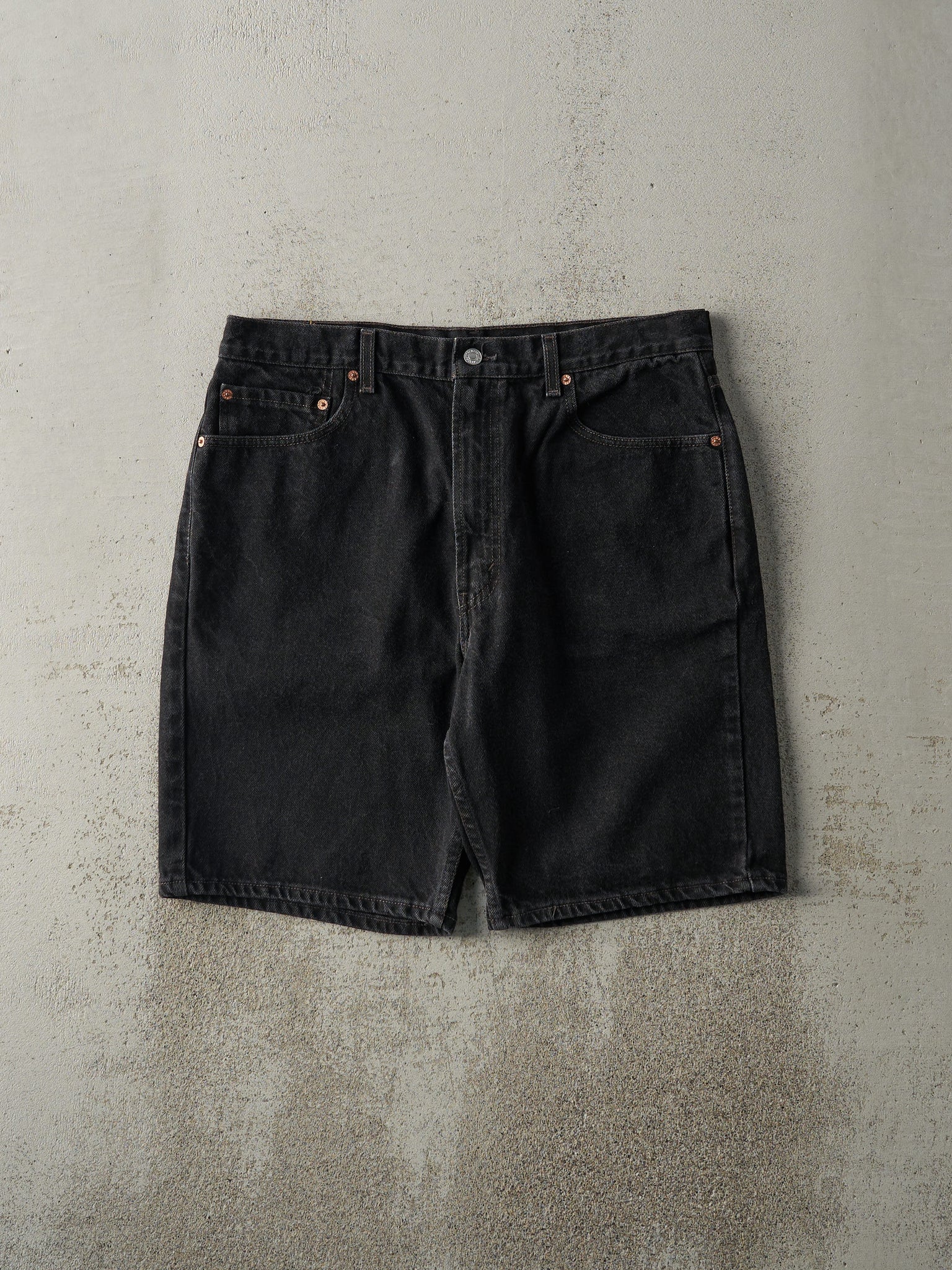 Vintage 90s Black Levi's 505 Jean Shorts (35x9)