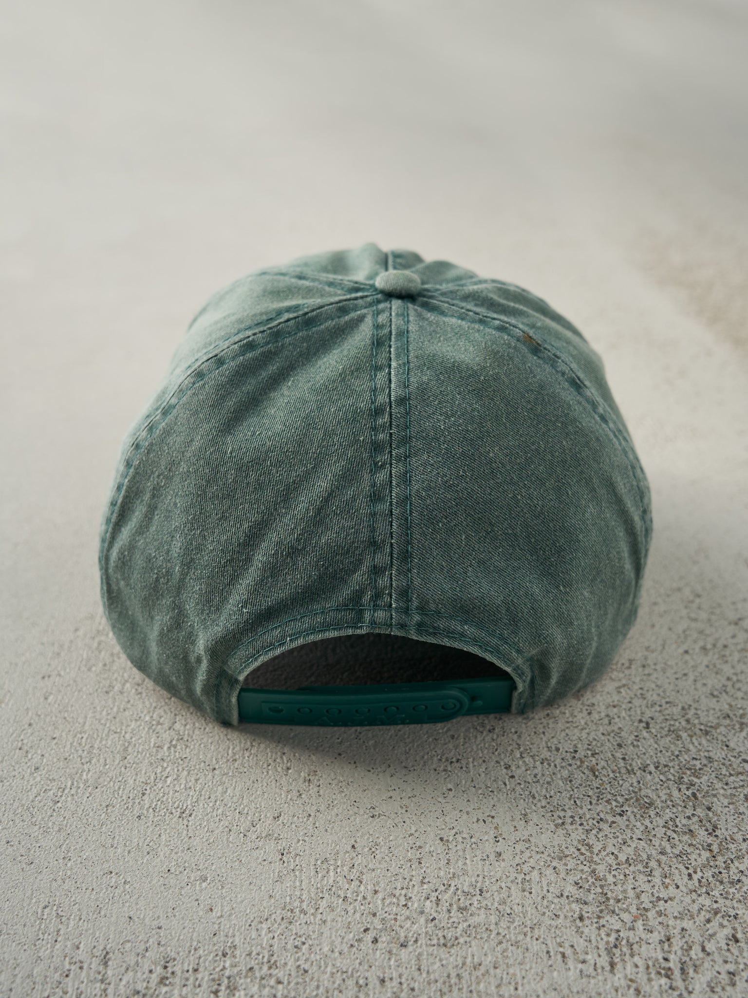 Vintage 90s Washed Green Attitude Is Everything Snapback Hat