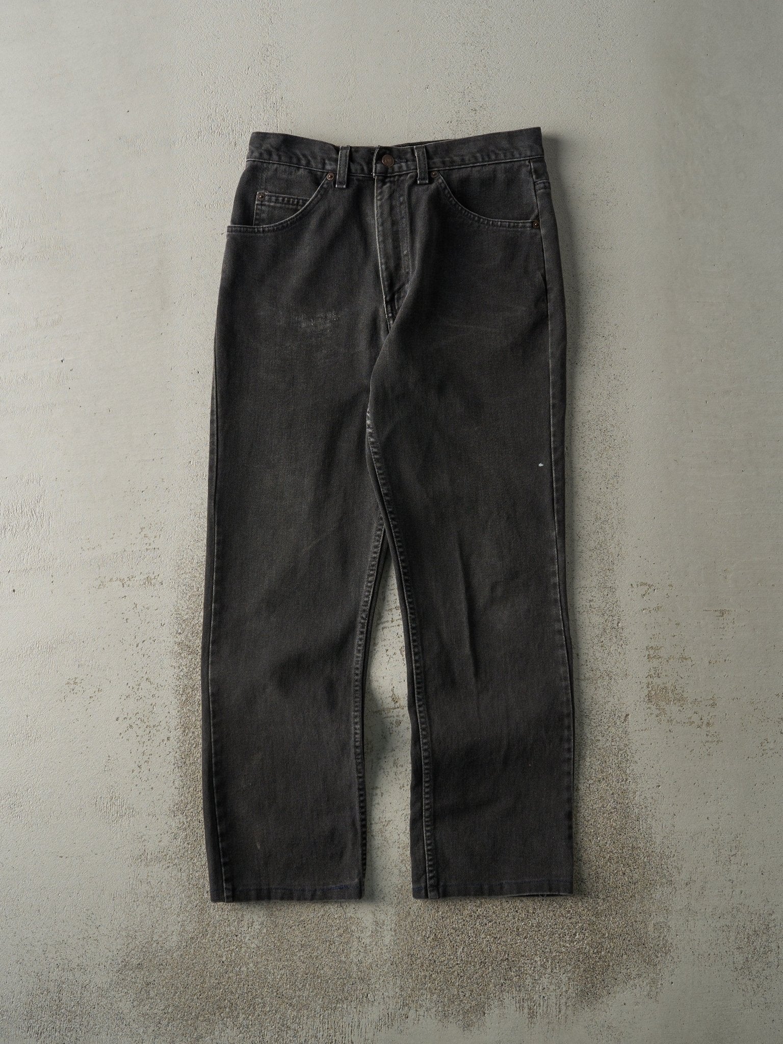 Vintage 90s Faded Black Levi's Orange Tab Denim Pants (30x28.5)