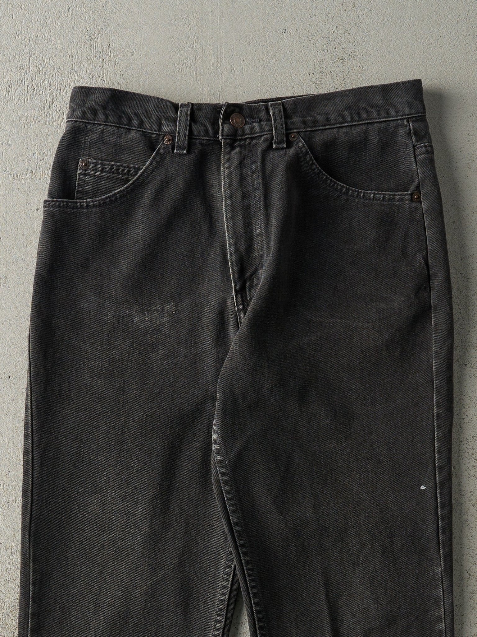 Vintage 90s Faded Black Levi's Orange Tab Denim Pants (30x28.5)