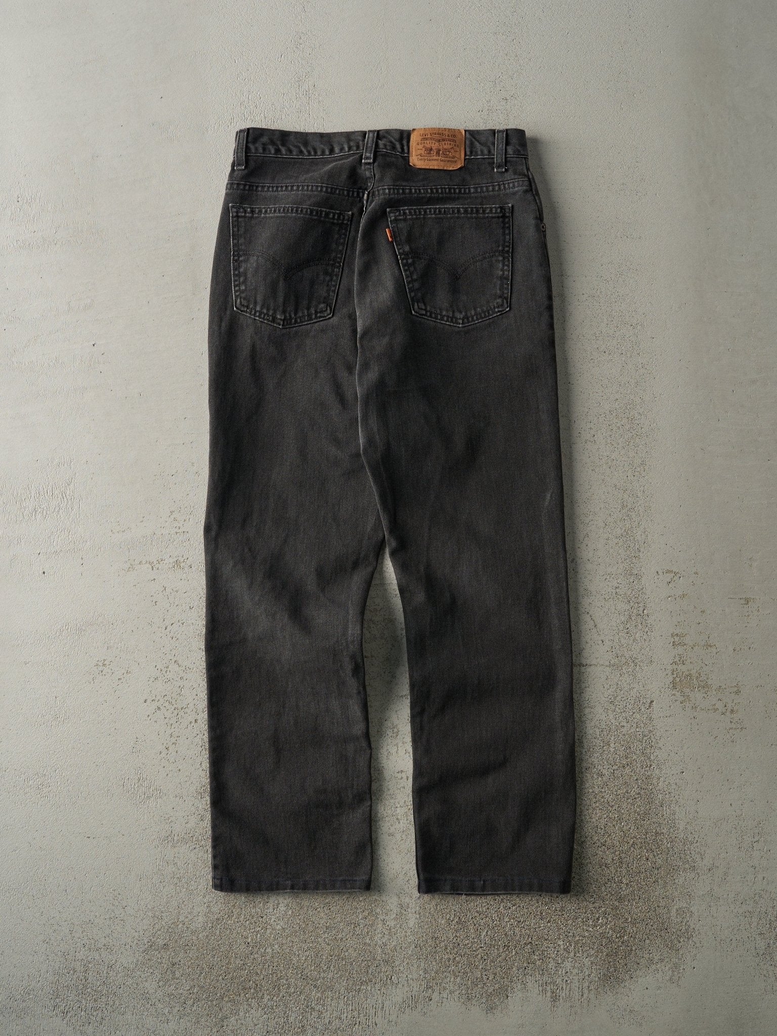 Vintage 90s Faded Black Levi's Orange Tab Denim Pants (30x28.5)