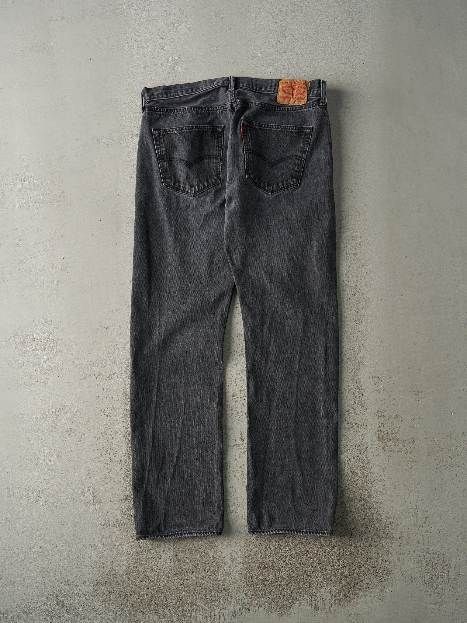 Vintage Y2K Faded Black Levi's 501 Denim Pants (36x32.5)