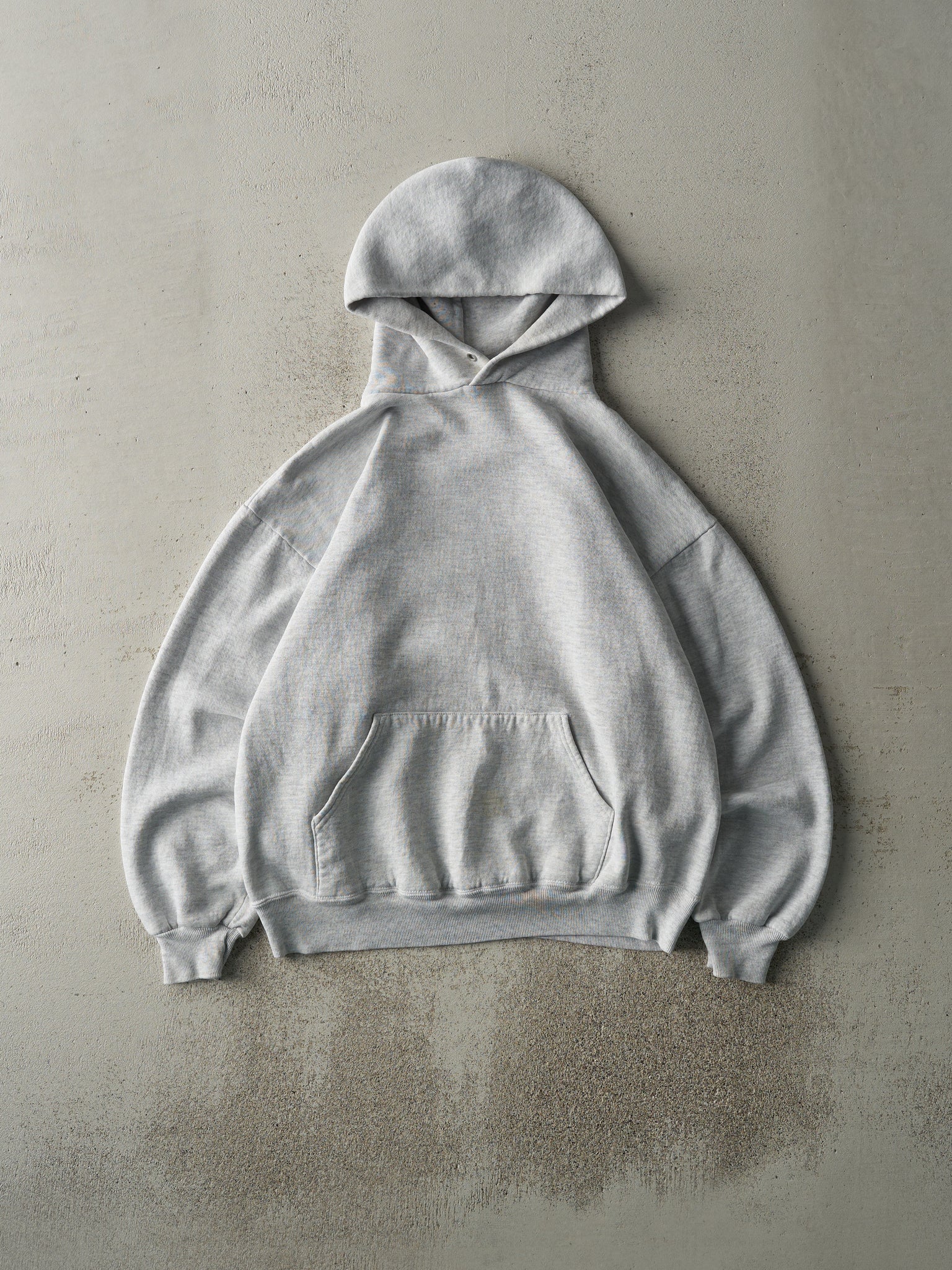 Vintage 90s Heather Grey Blank Hoodie (M/L)