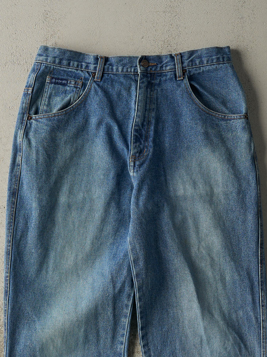Vintage Y2K Mid Wash Airwalk Jeans (34x31.5)