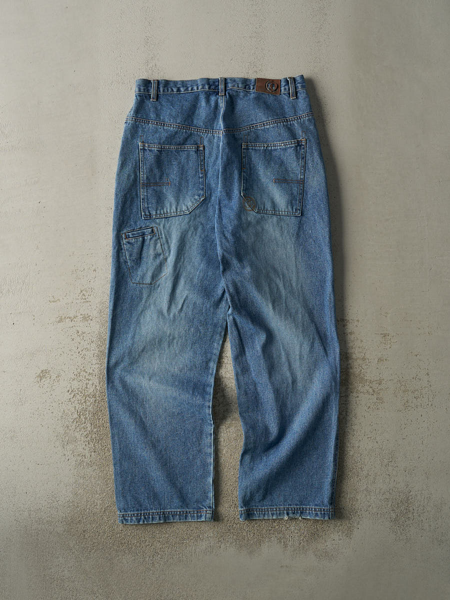 Vintage Y2K Mid Wash Airwalk Jeans (34x31.5)