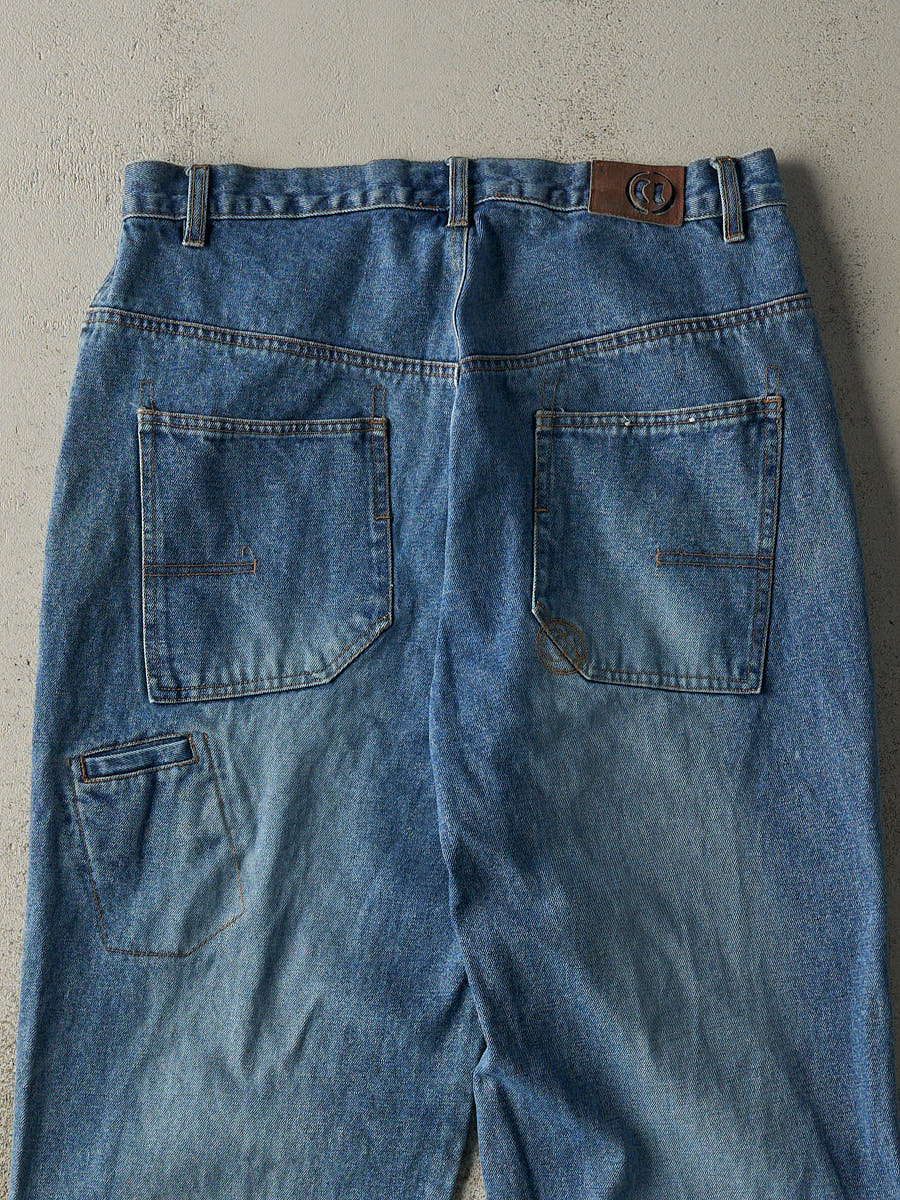 Vintage Y2K Mid Wash Airwalk Jeans (34x31.5)