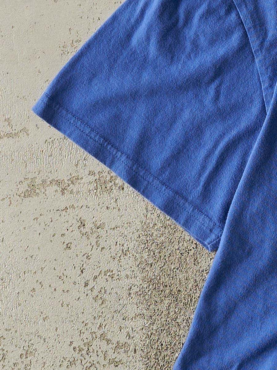 Vintage Y2K Blue Polo Ralph Lauren Embroidered Logo Tee (L)