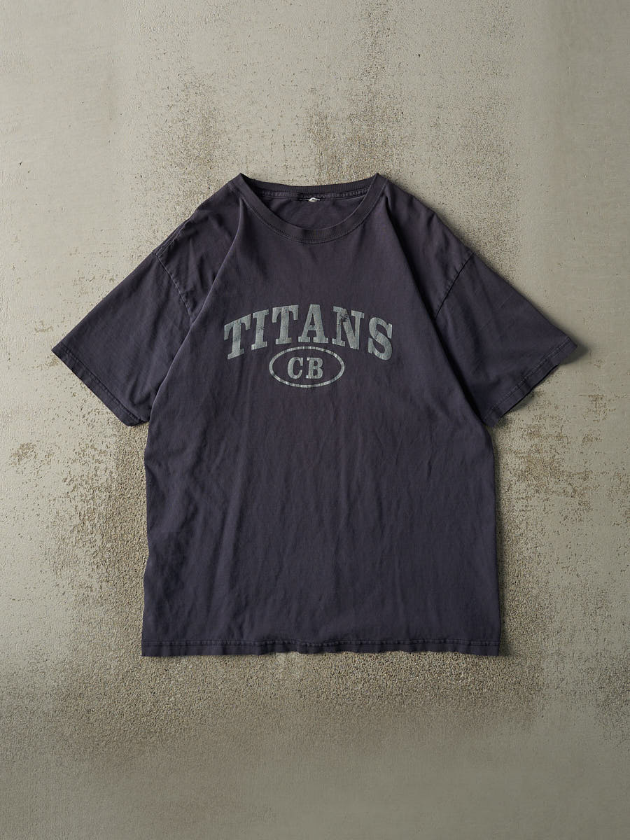 Vintage Y2K Faded Black CB Titans Tee (M/L)