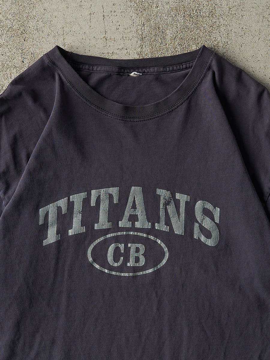 Vintage Y2K Faded Black CB Titans Tee (M/L)