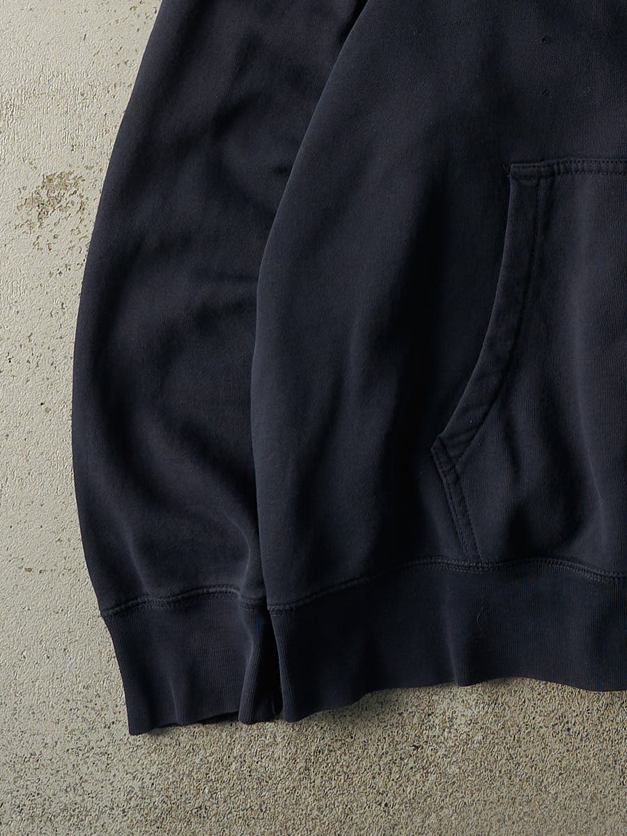 Vintage Y2K Navy Blue Gap Embroidered Zip Up Hoodie (XL/XXL)