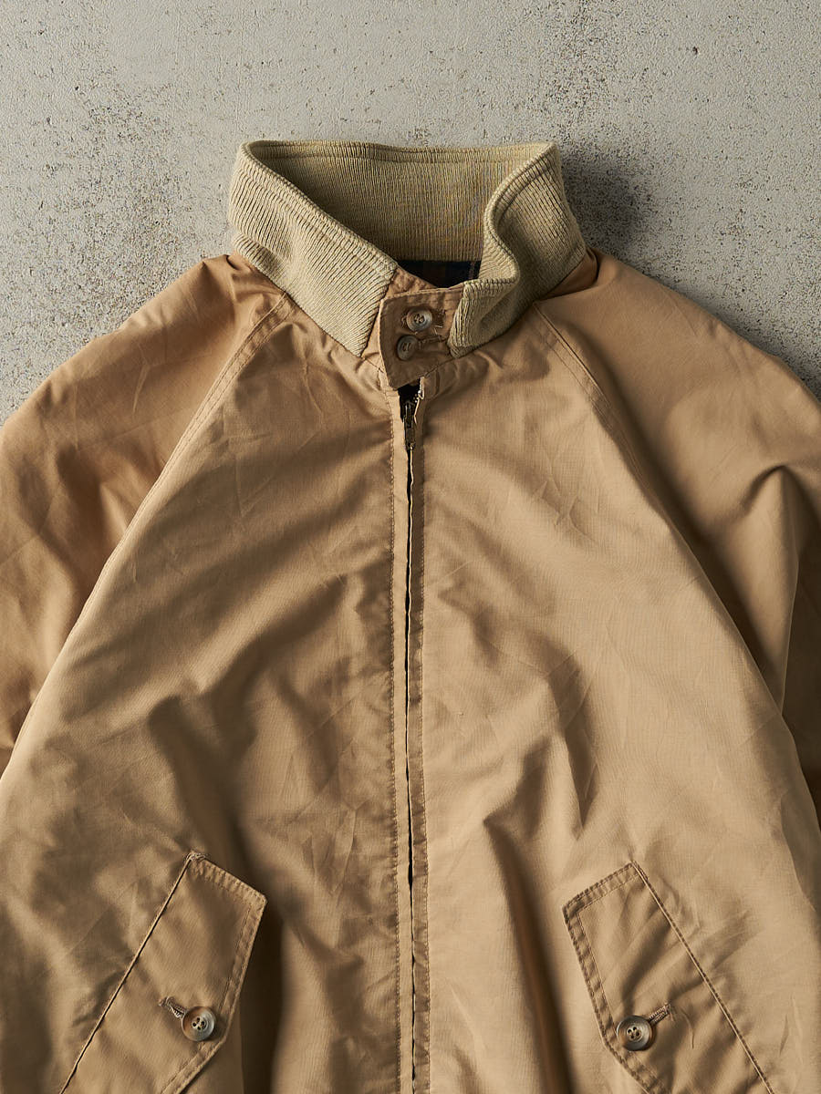 Vintage 80s Beige Harrington Jacket (L)