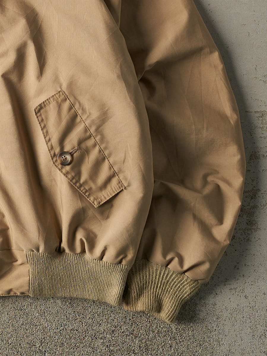 Vintage 80s Beige Harrington Jacket (L)