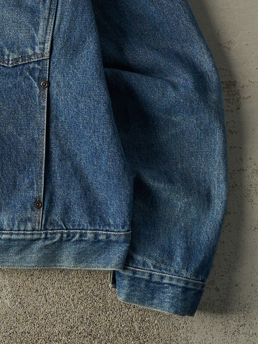 Vintage 70s Mid Wash Rustler Jean Jacket (M/L)
