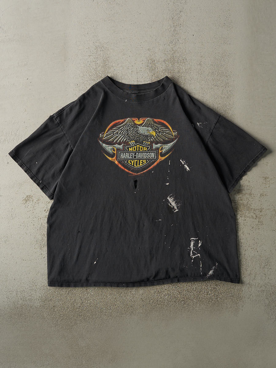 Vintage 99' Faded Black Milwaukee WI Harley Davidson Tee (XL/XXL)