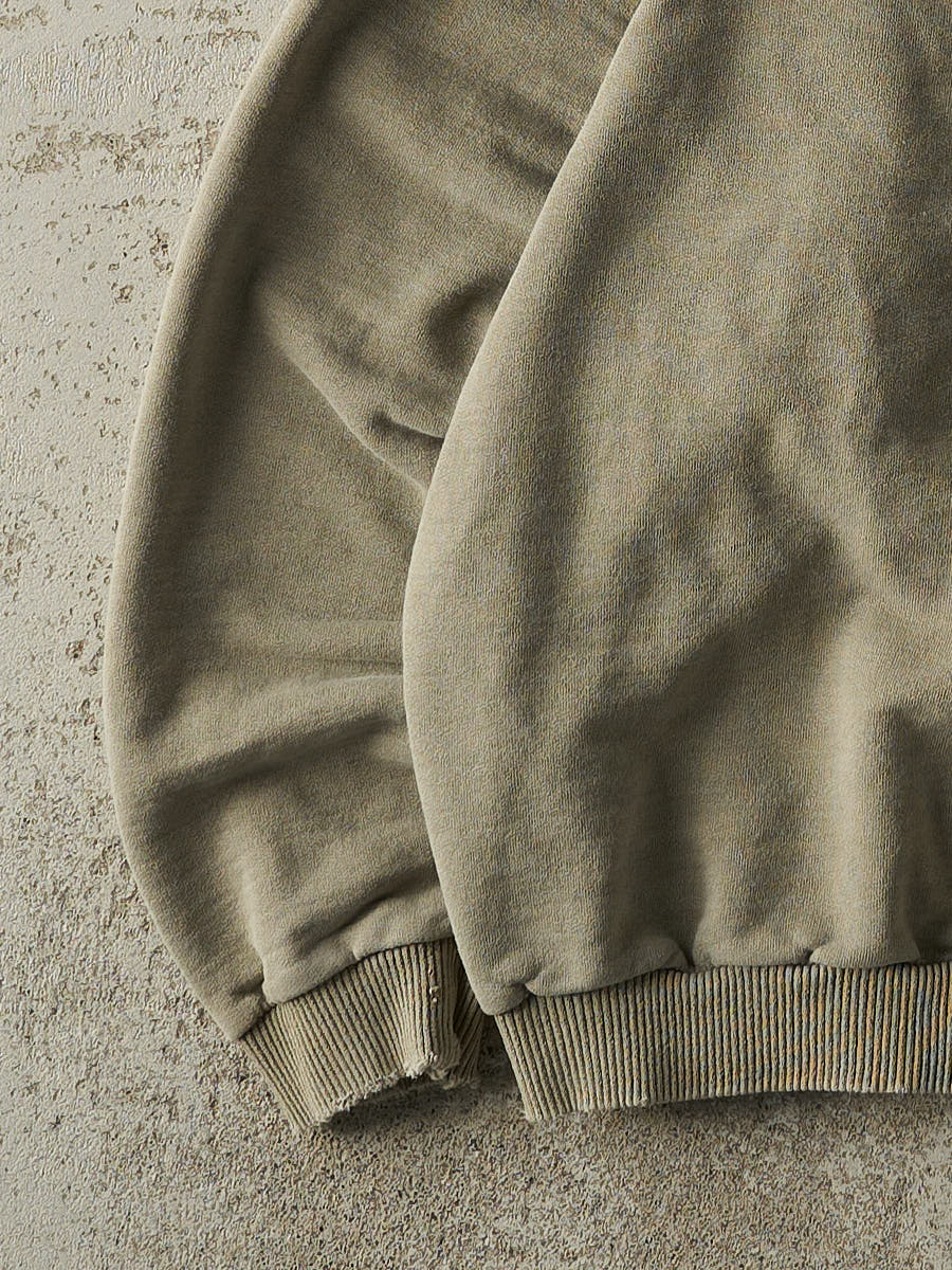 Vintage 90s Beige Canadian Rockies Embroidered Crewneck (L)