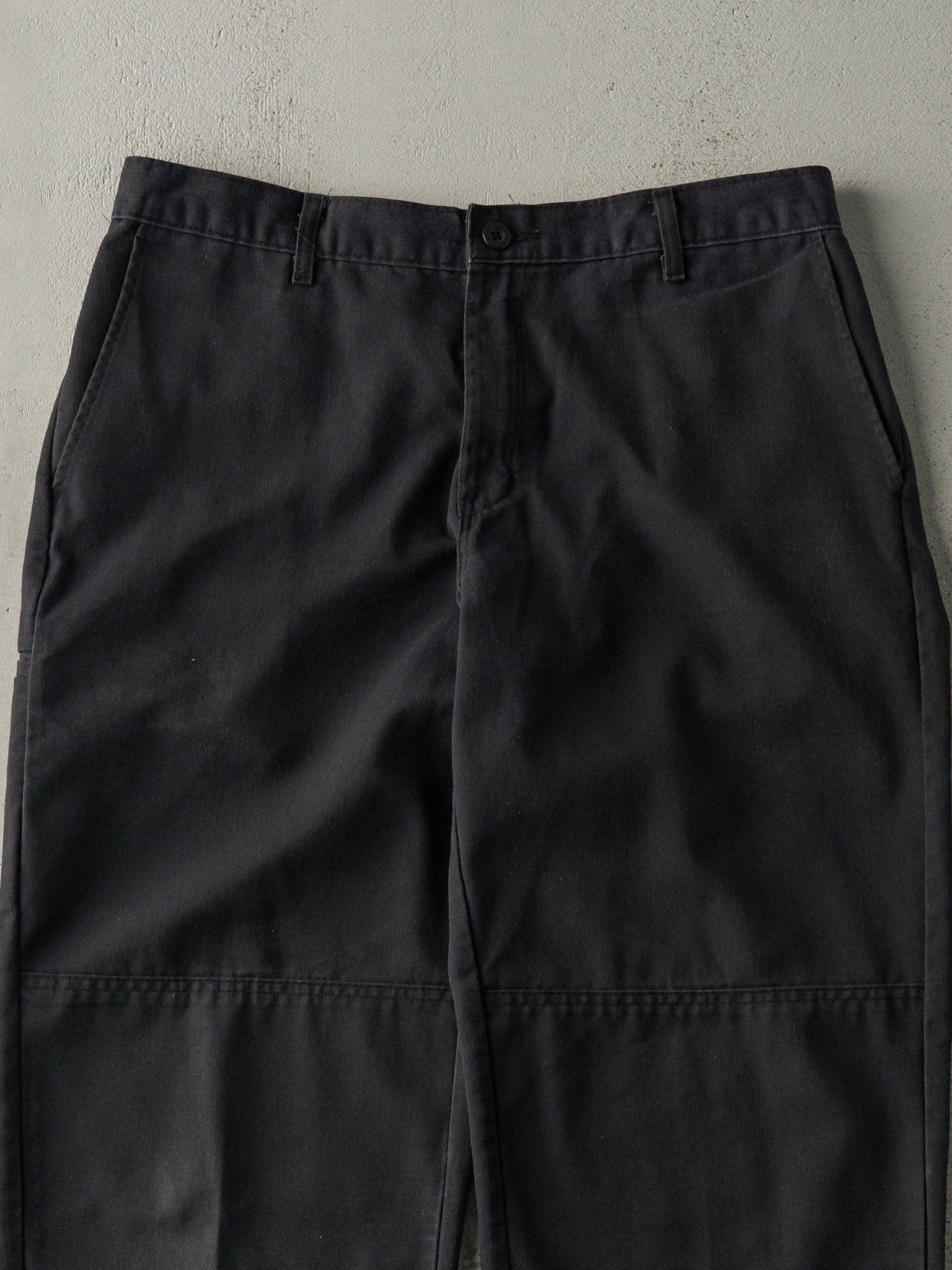 Vintage Y2K Black Dickies Double Knee Work Pants (34x31)
