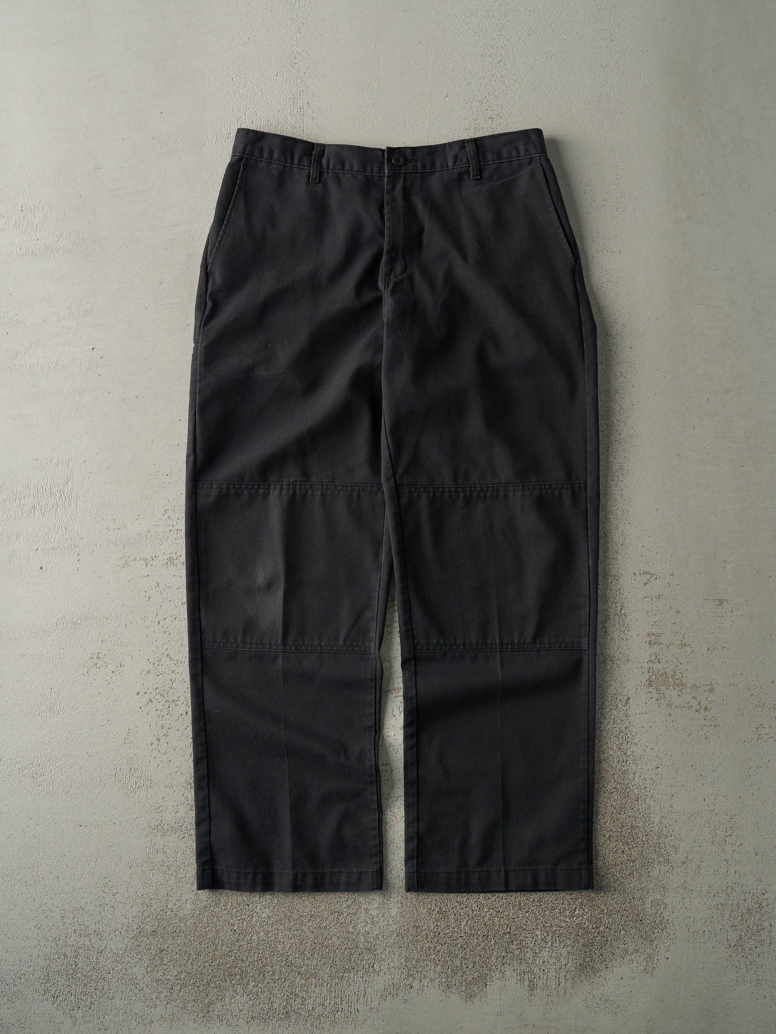 Vintage Y2K Black Dickies Double Knee Work Pants (34x31)