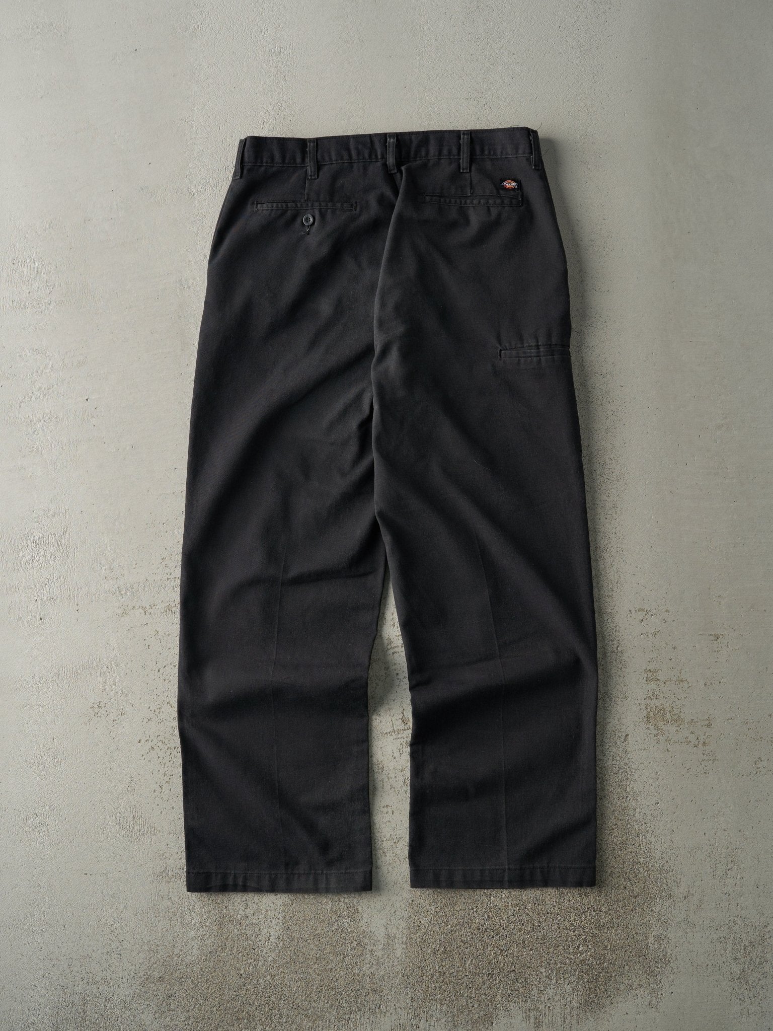 Vintage Y2K Black Dickies Double Knee Work Pants (34x31)