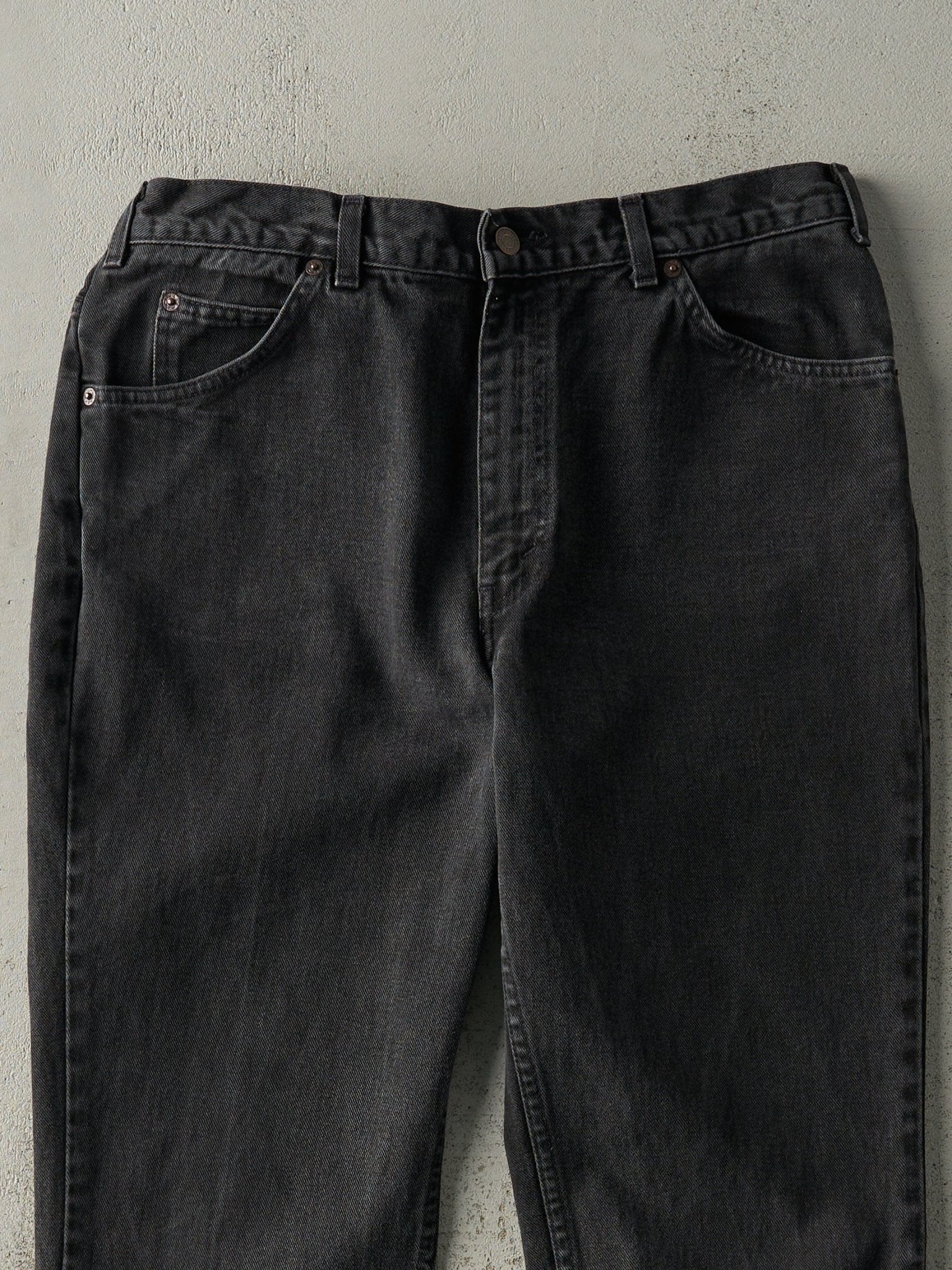 Vintage 80s Black Levi's Orange Tab Denim Pants (34x29)