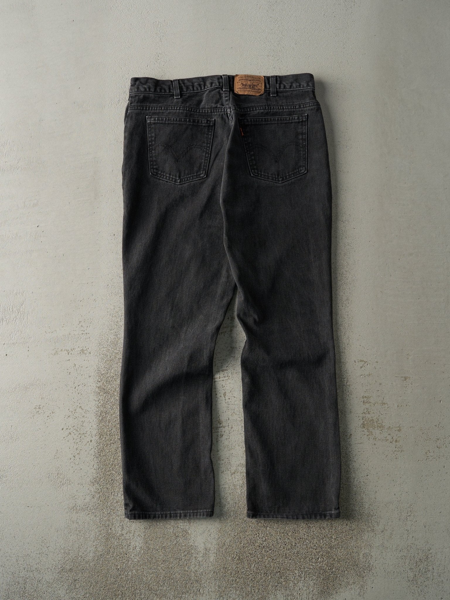 Vintage 80s Black Levi's Orange Tab Denim Pants (34x29)