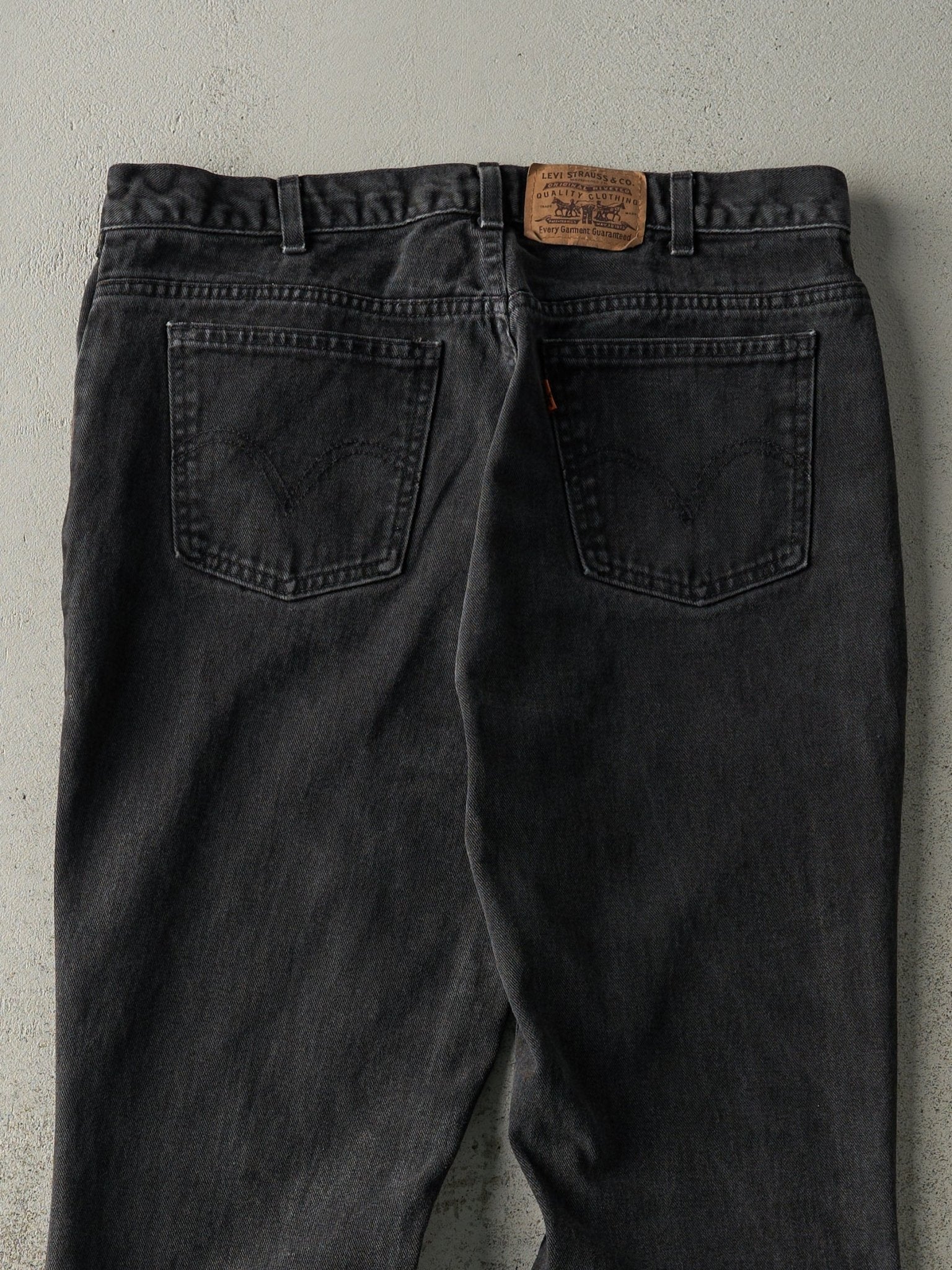 Vintage 80s Black Levi's Orange Tab Denim Pants (34x29)