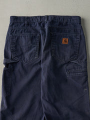 Vintage Y2K Navy Blue Loose Fit Carhartt Lightweight Carpenter Pants (32x31)